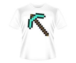 Camiseta Minecraft G,P,M ,Preta,branca,azul,rosa